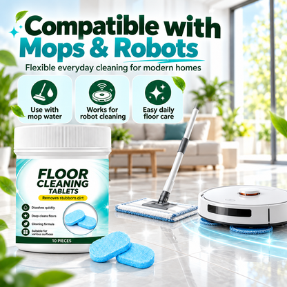 Floor Cleaning Effervescent Tablets for Mopping and Robot Vacuums