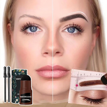 👁️1+1 Gratis🔥✨Perfekta Augenbrauen Schablone & Stempel Set