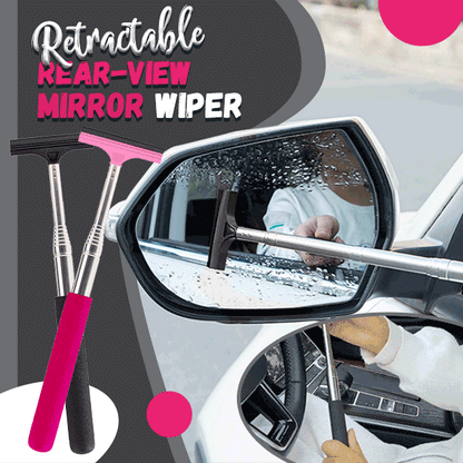 💧 50 % RABATT! 🚗 Einziehbarer Scheibenwischer für Rückspiegel, entfernt Wasser und Schmutz schnell ✨