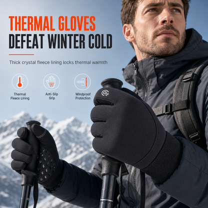 🧤 Nur kurze Zeit 50% Rabatt! Thermo Winterhandschuhe, wasserabweisend, Touchscreen tauglich ❄️