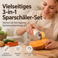 ⏳Begrenzte Zeit 50% Rabatt💥3-in-1 Gemüseschäler und -reibe mit Klingen aus 420 Edelstahl
