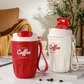 Tragbarer smarter Thermo-Kaffeebecher mit Temperaturanzeige