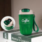 Tragbarer smarter Thermo-Kaffeebecher mit Temperaturanzeige