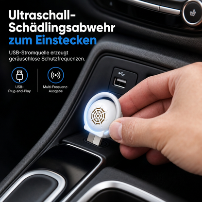 🔌 Tragbarer Ultraschall-Schädlingsbekämpfer mit USB-Anschluss