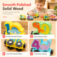📢📢 50 % Rabatt!! 🚂Magnetischer Zahlenzug aus Holz, Lernspielzeug für Kleinkinder, perfektes Geschenk für Jungen und Mädchen🎁