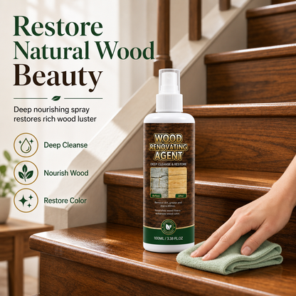 🪵✨ 50 % RABATT! Holzpflegebereiniger – lässt trockenes, verblasstes Holz sofort wieder wie neu erstrahlen und beseitigt Kratzspuren auf Fußböden, Möbeln und Türen. Bringt den natürlichen Glanz zurück – ganz ohne Abschleifen! 🛡️✅